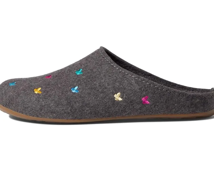 farfalline_3.webp Haflinger Mules | Slippers<Farfalline Grey