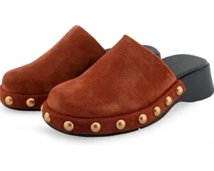 Aerosoles Clogs<Faye Ginger Bread Suede