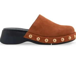 Aerosoles Clogs<Faye Ginger Bread Suede