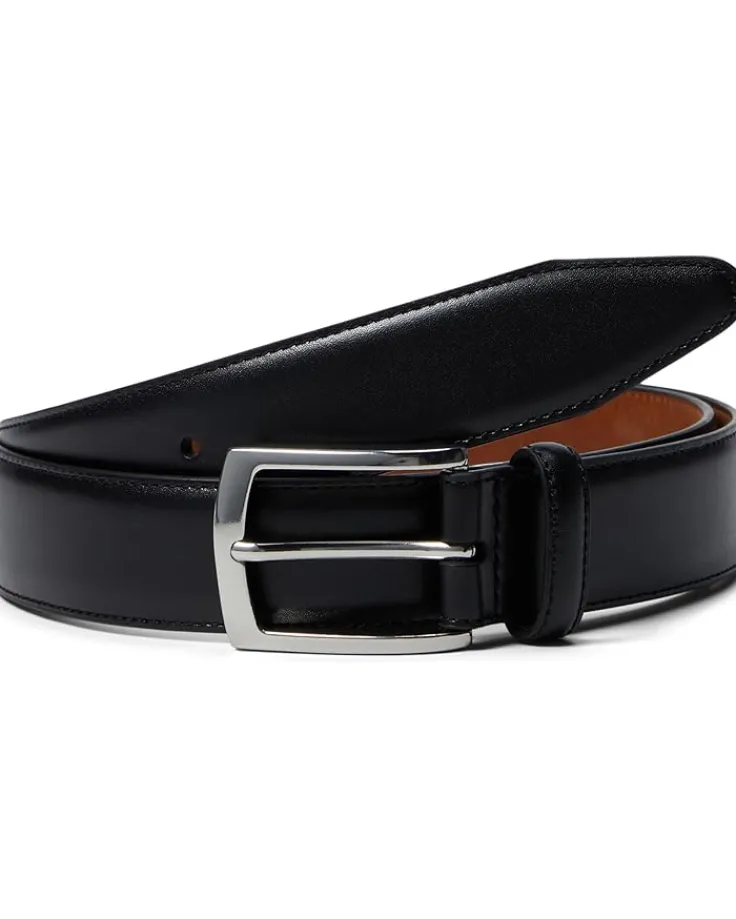 feather_edge_belt_0.webp Johnston & Murphy Belts<Feather Edge Belt Black