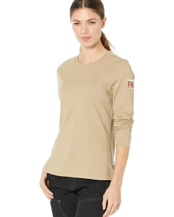 Wolverine Work & Duty Apparel<Fire Resistant Long Sleeve Tee Shirt Copen Blue