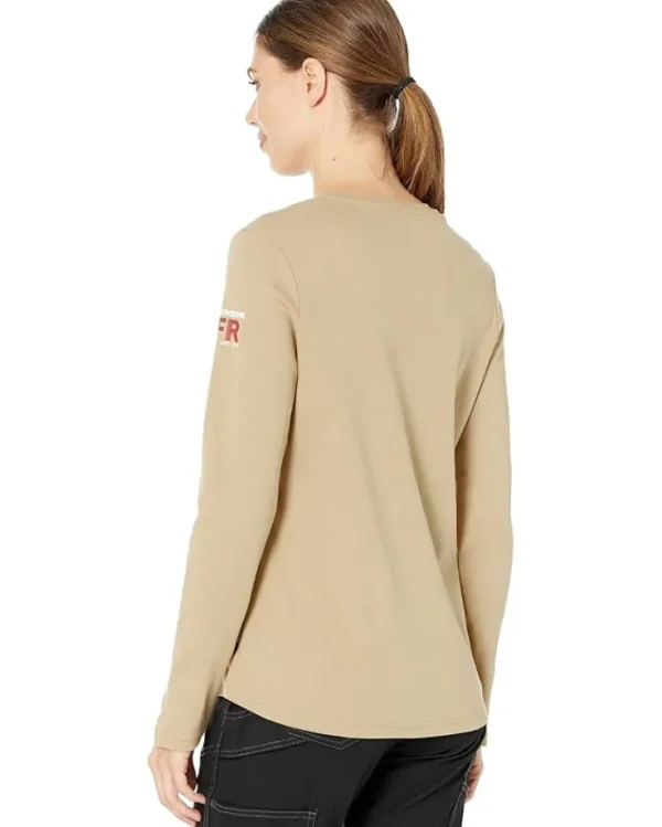 Wolverine Work & Duty Apparel<Fire Resistant Long Sleeve Tee Shirt Copen Blue