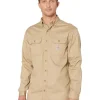 Carhartt Work & Duty Apparel | Shirts & Tops<Flame-Resistant (FR) Classic Twill Shirt Dark Navy