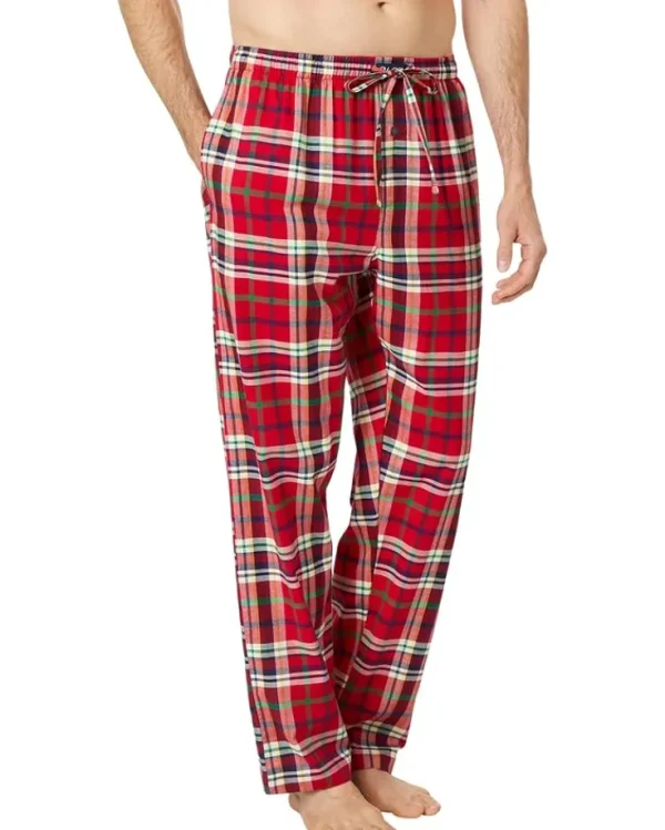 Polo Ralph Lauren Sleepwear<Flannel PJ Pants Barnes Plaid/Cruise Navy PP