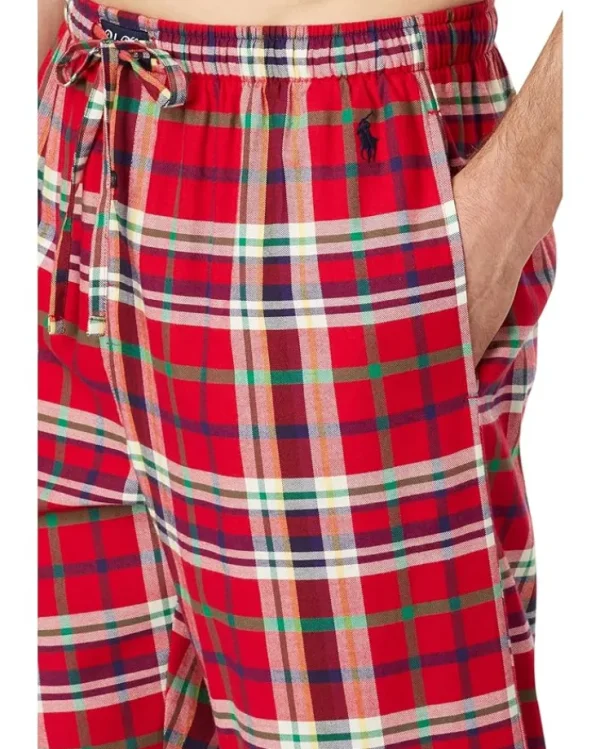Polo Ralph Lauren Sleepwear<Flannel PJ Pants Barnes Plaid/Cruise Navy PP