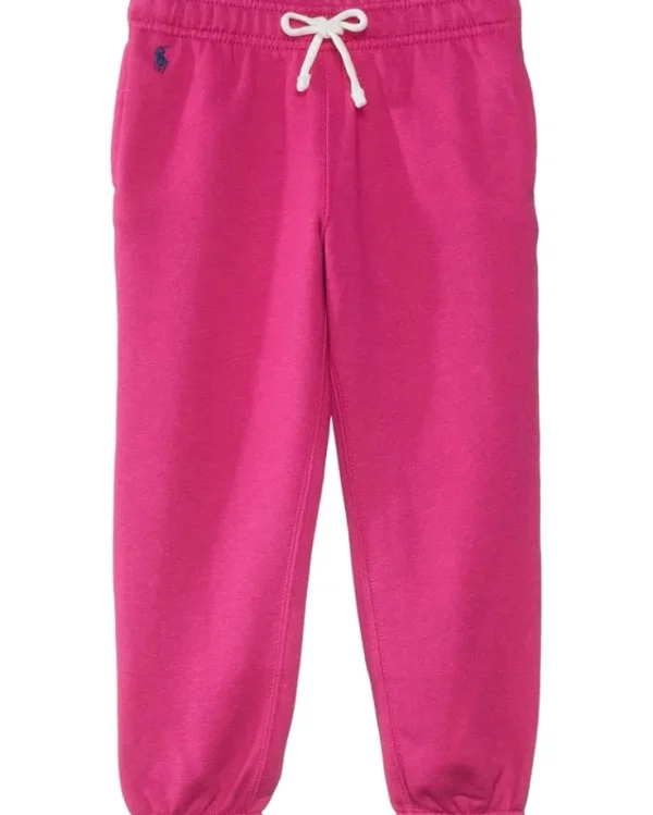 Polo Ralph Lauren Kids Pants<Fleece Jogger Pants College Pink W/Navy C7998 PP