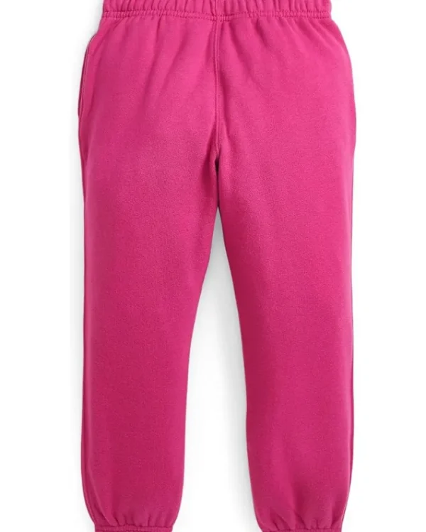 Polo Ralph Lauren Kids Pants<Fleece Jogger Pants College Pink W/Navy C7998 PP