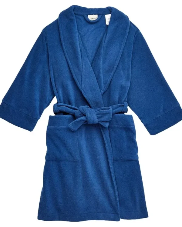 L.L.Bean Pajamas | Pajamas<Fleece Robe (Big Kids) Blue