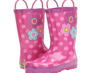 Western Chief Kids Boots<Flower Cutie Rain Boot (Toddler/Little Kid/Big Kid) Pink