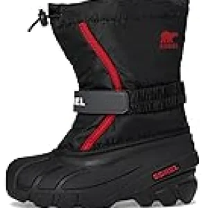 SOREL Kids Boots | Boots<Flurry (Toddler/Little Kid/Big Kid) Black/Bright Red