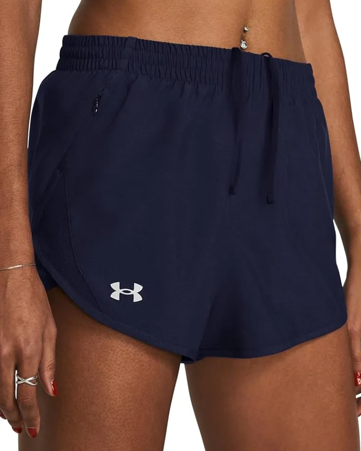 fly_by_heathered_shorts_2.webp Under Armour Shorts<Fly By Heathered Shorts Midnight Navy Medium Heather/Midnight Navy Medium Heather/Reflec