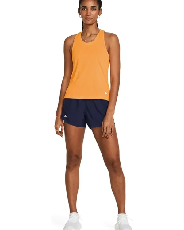 Under Armour Shorts<Fly By Heathered Shorts Midnight Navy Medium Heather/Midnight Navy Medium Heather/Reflec