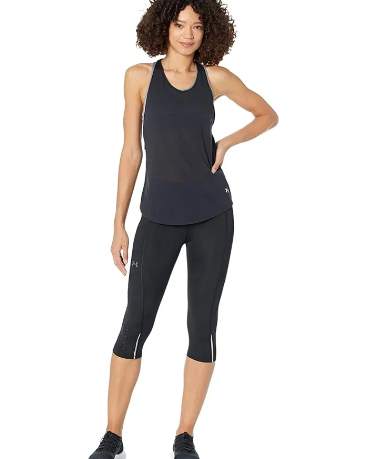 fly_fast__speed_capris_3.webp Under Armour Pants<Fly Fast 3.0 Speed Capris Black/Black/Reflective