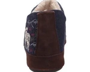 Acorn Slippers<Forest Bootie Navy Blue Moose