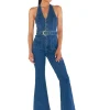 Show Me Your Mumu Jumpsuits & Rompers<Fort Worth Jumpsuit Ridge Blue