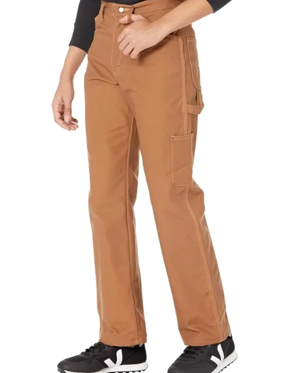Bulwark FR Work & Duty Apparel<FR ComforTouch Dungaree Pants Brown Duck