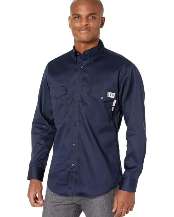 Wolverine Work & Duty Apparel | Shirts & Tops<FR (Flame Resistant) Twill Shirt Khaki
