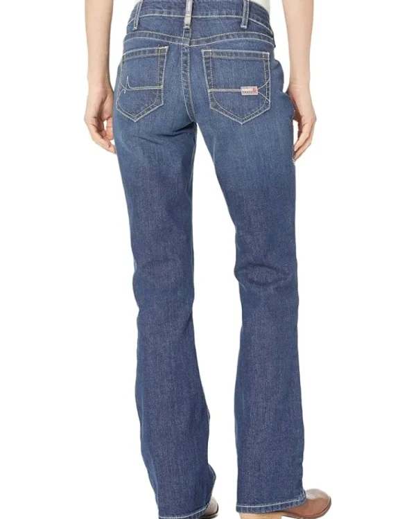 Ariat Work & Duty Apparel<FR Mid-Rise Durastretch Jeans Blue Quartz