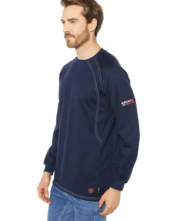 Ariat Work & Duty Apparel | Shirts & Tops<FR Work Crew T-Shirt Navy
