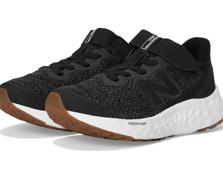 fresh_foam_arishi_v_bunge_0-3.webp New Balance Kids Adaptive | Adaptive<Fresh Foam Arishi v4 Bungee Lace with Top Strap (Little Kid) Black/Phantom