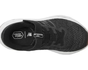 New Balance Kids Adaptive | Adaptive<Fresh Foam Arishi v4 Bungee Lace with Top Strap (Little Kid) Black/Phantom