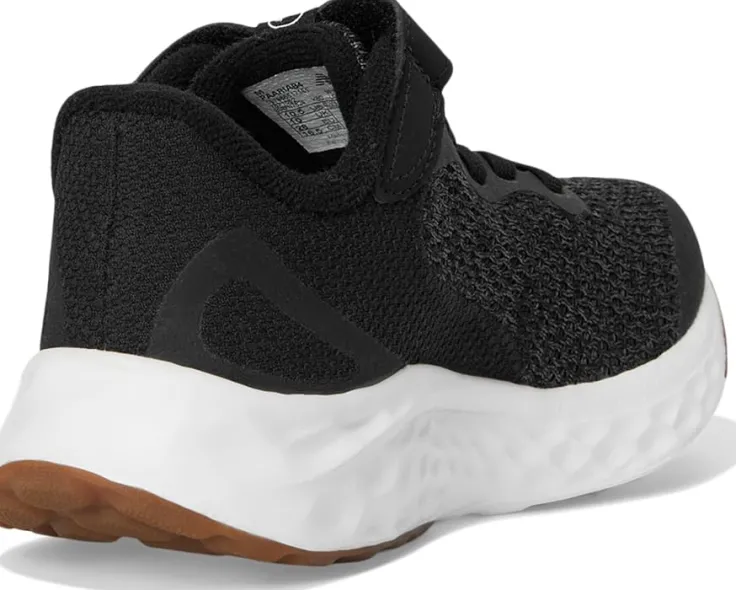 fresh_foam_arishi_v_bunge_4.webp New Balance Kids Adaptive | Adaptive<Fresh Foam Arishi v4 Bungee Lace with Top Strap (Little Kid) Black/Phantom