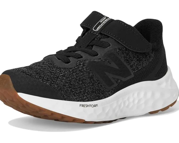 fresh_foam_arishi_v_bunge_6.webp New Balance Kids Adaptive | Adaptive<Fresh Foam Arishi v4 Bungee Lace with Top Strap (Little Kid) Black/Phantom