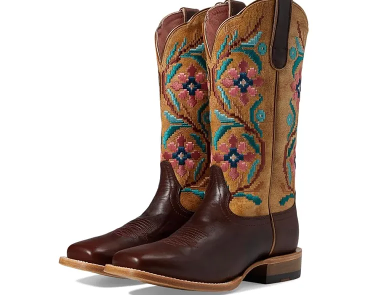 frontier_daniella_western_0.webp Ariat Cowboy Boots<Frontier Daniella Western Boot Brazen Tan/Sanded White