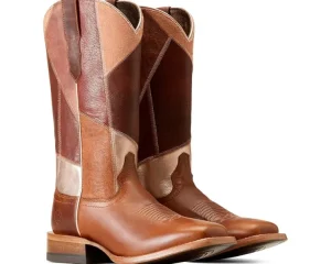 Ariat Cowboy Boots<Frontier Patchwork Western Boot Dapper Tan