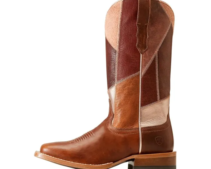 frontier_patchwork_wester_2.webp Ariat Cowboy Boots<Frontier Patchwork Western Boot Dapper Tan