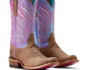 Ariat Cowboy Boots<Futurity Dash Western Boots Scratched Tan/Azure Sunset