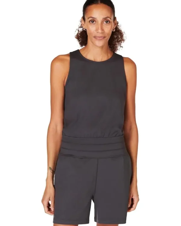 Sweaty Betty Activewear | Jumpsuits & Rompers<Gaia Performance Yoga Romper Urban Grey