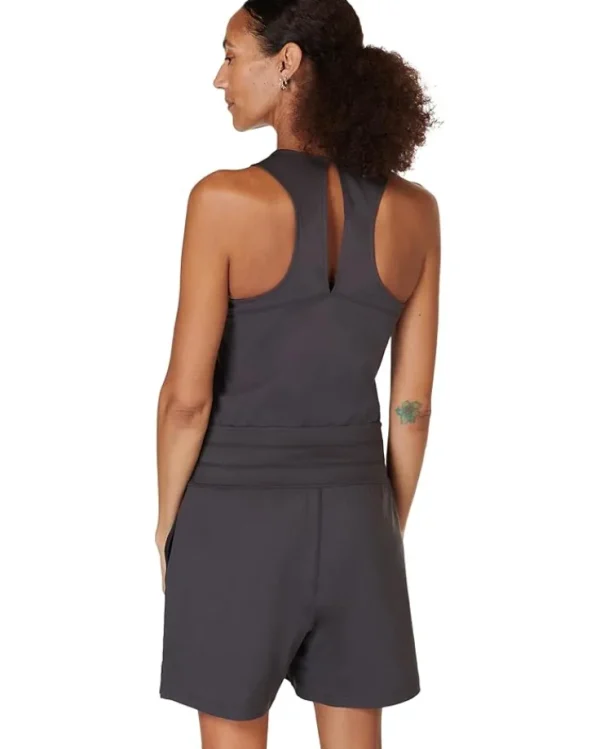 Sweaty Betty Activewear | Jumpsuits & Rompers<Gaia Performance Yoga Romper Urban Grey