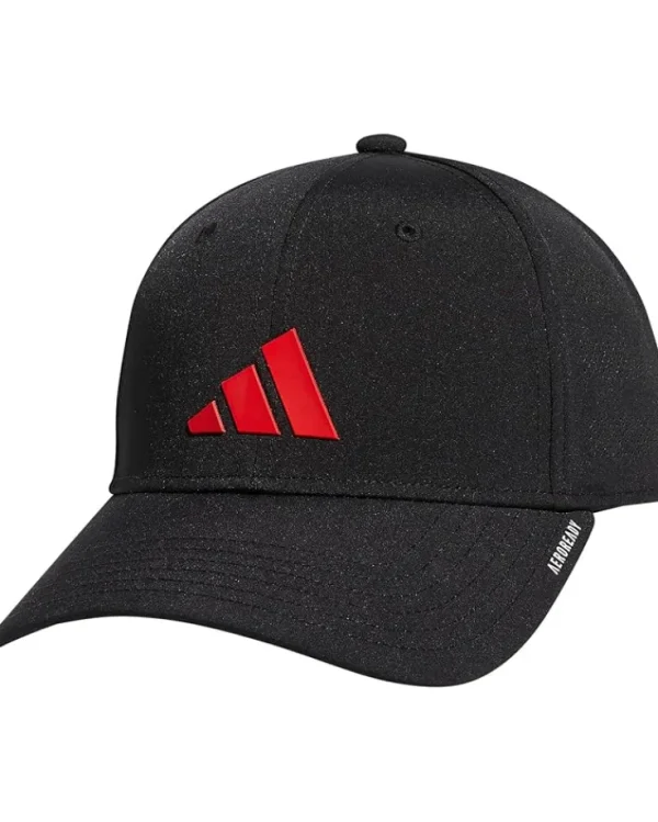 adidas Kids Hats<Gameday Snapback Adjustable Fit Cap (Little Kids/Big Kids) Black/Bright Red