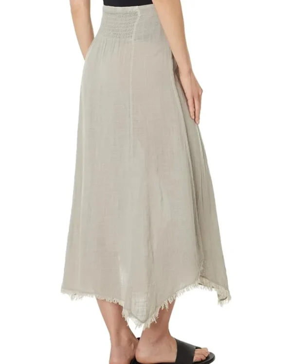 XCVI Skirts<Gauze Zuri Skirt Whitecap