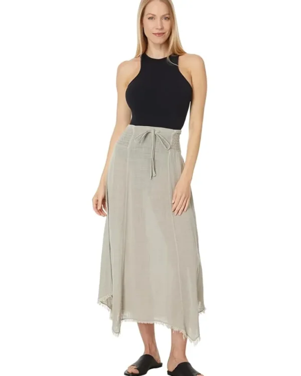 XCVI Skirts<Gauze Zuri Skirt Whitecap