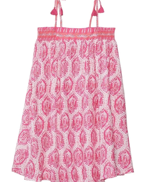 Hatley Kids Dresses<Geo Mosaic Full Dress (Toddler/Little Kid/Big Kid) White