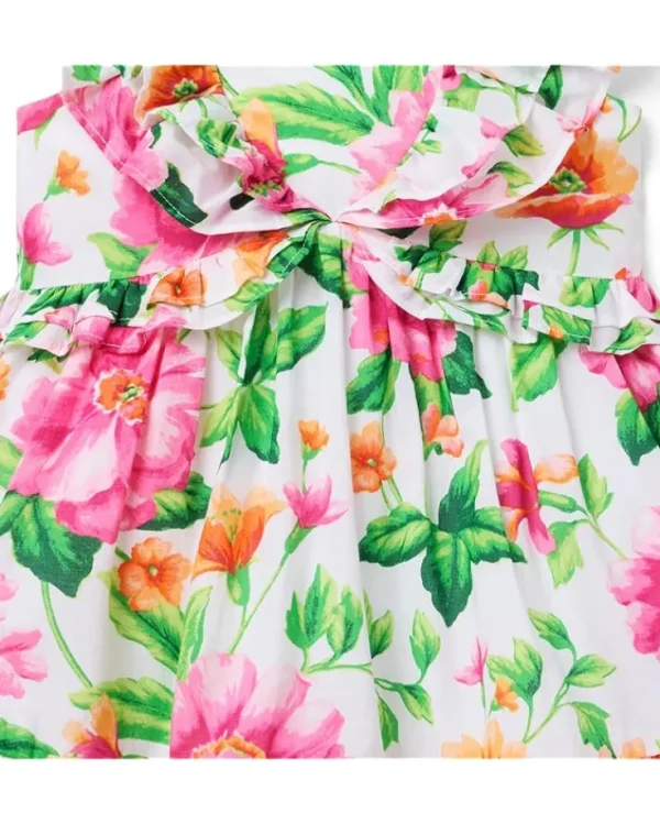 Janie and Jack Dresses<Girls Multi Floral Dress (Toddler/Little Kid/Big Kid) Multicolor 3