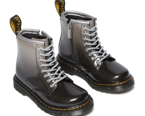 Dr. Martens Kid's Collection Boots | Boots<1460 Glitter Junior (Toddler) Silver