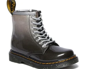 Dr. Martens Kid's Collection Boots | Boots<1460 Glitter Junior (Toddler) Silver