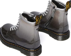 Dr. Martens Kid's Collection Boots | Boots<1460 Glitter Junior (Toddler) Silver