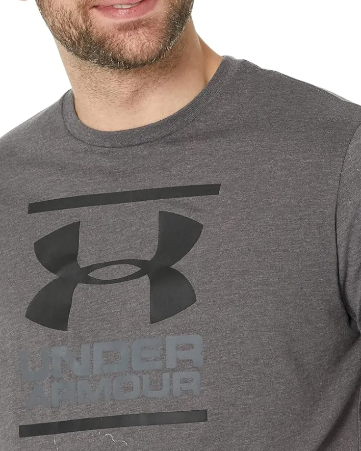 global_foundation_shortsl_2.webp Under Armour Activewear | Shirts & Tops<Global Foundation Short-Sleeve T-Shirt Academy/Steel/Royal