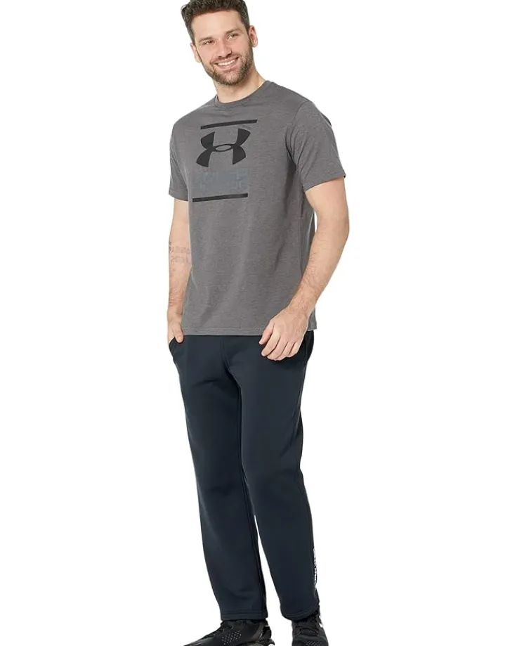 global_foundation_shortsl_3.webp Under Armour Activewear | Shirts & Tops<Global Foundation Short-Sleeve T-Shirt Academy/Steel/Royal