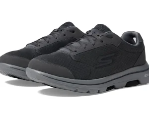 SKECHERS Performance Wide<Go Walk 5 - Qualify Charcoal/Black