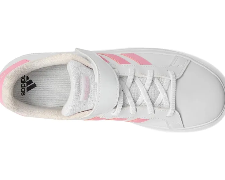 grand_court__elastic_litt_1.webp adidas Kids Adaptive<Grand Court 2.0 Elastic (Little Kid/Big Kid) White/Bliss Pink/Clear Pink
