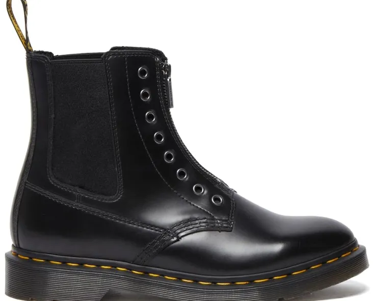 gusset_leather_boots_3.webp Dr. Martens Boots & Booties<1460 Gusset Leather Boots Black