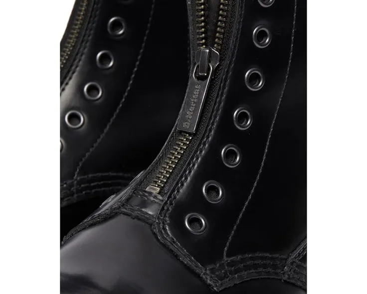gusset_leather_boots_4.webp Dr. Martens Boots & Booties<1460 Gusset Leather Boots Black