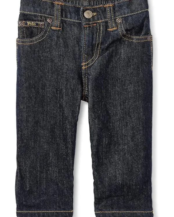 Polo Ralph Lauren Kids Jeans<Hampton Straight Stretch Jeans in (Infant) Vestry Wash Stretch