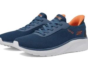 BOBS from SKECHERS Wide<Hands Free Slip-Ins Squad Chaos - Solid Tour Navy Multi