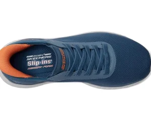 BOBS from SKECHERS Wide<Hands Free Slip-Ins Squad Chaos - Solid Tour Navy Multi